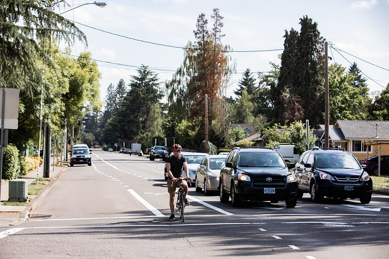 A traffic stop in Beaverton